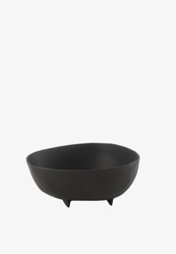 black decorative bowl