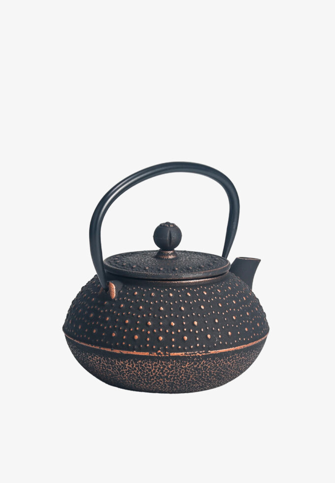 cast iron teapot