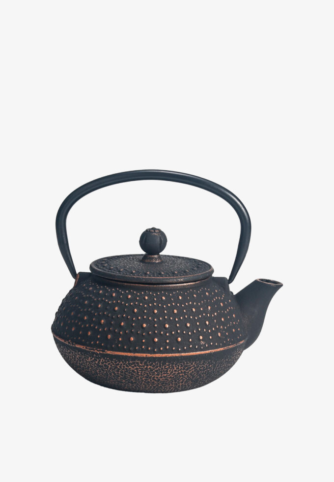 cast iron teapot