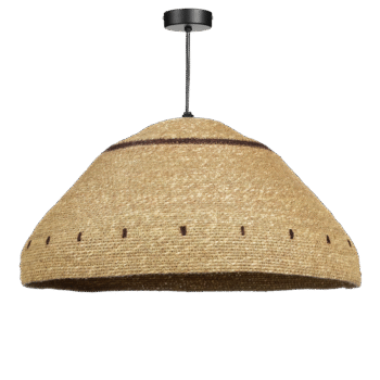 Joulz Hängelampe - H22 x Ø41 cm - Jute - Hellbraun