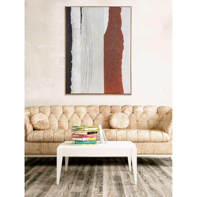 Picture Harat, brown, gold, black, white H. 101.5 cm - Image 2