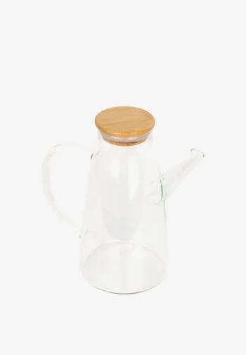 Aceitera con tapa de madera 700 ml