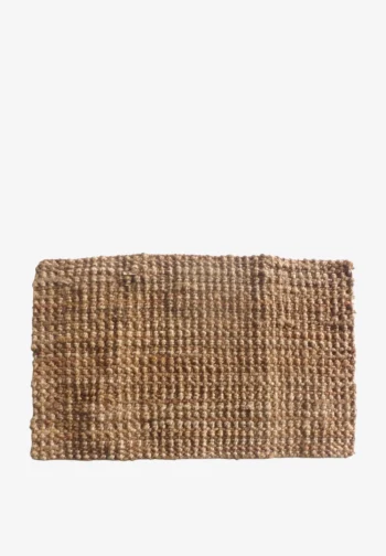 Alfombra de yute natural 80 × 50 cm