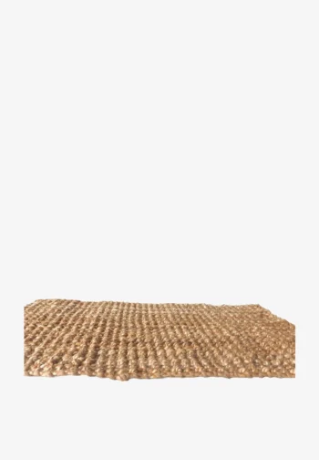 Alfombra de yute natural 80 × 50 cm