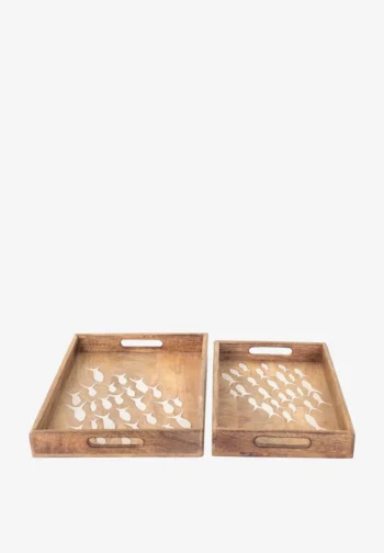 Set de 2 bandejas de peces 43 × 28 cm