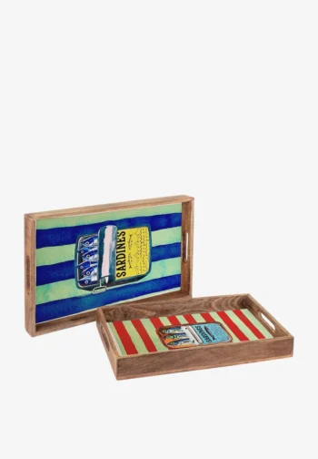 Set de 2 bandejas de sardinas 43 × 28 cm