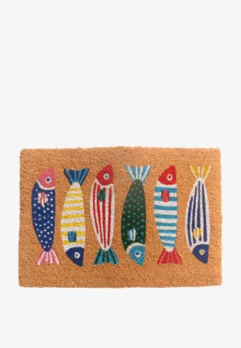 Felpudo sardinas de colores 60 × 40 cm