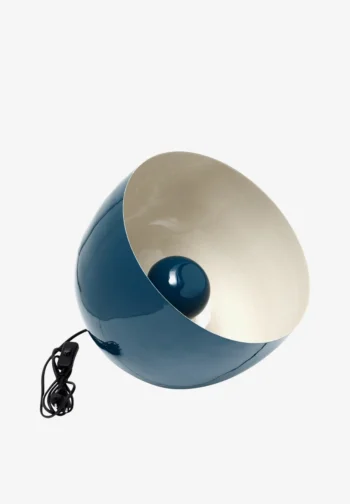 Lámpara de mesa azul de metal 40 cm