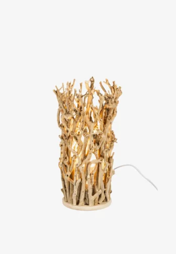 Lámpara de mesa de madera natural con ramas 35,5 cm