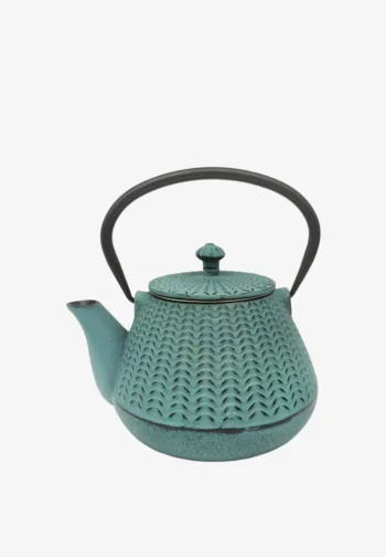 Tetera de hierro fundido turquesa 1 l