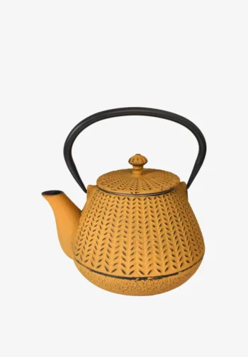 Tetera de hierro amarilla 1 l